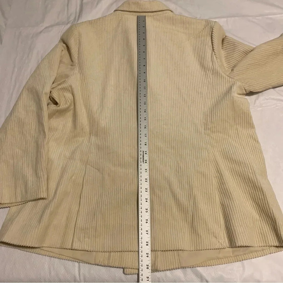 Rowing Blazers Corduroy Jacket Double Breasted 2XL XXL Target Cream Ivory - Picture 14 of 15